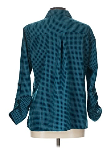 NY Collection Long Sleeve Blouse (view 2)