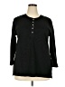 Chaps Black Long Sleeve Top Size XXL - photo 1