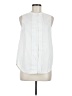 Armani Jeans White Sleeveless Button-Down Shirt Size EU 40 / US 10 - photo 1