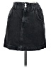 Topshop Black Denim Skirt Size 4 - photo 1