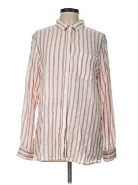 Fleur Bleue Long Sleeve Button Down Shirt