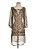 Accessorize Animal Print Brown Casual Dress Size S - photo 1