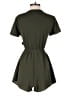 Polly 100% Polyester Solid Green Romper Size 8 - photo 2