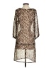 Accessorize Animal Print Brown Casual Dress Size S - photo 2