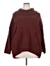 Max Studio 100% Polyester Solid Burgundy Turtleneck Sweater Size 2X - photo 1