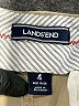 Lands' End Solid Tan Khaki Shorts Size 4 - photo 3