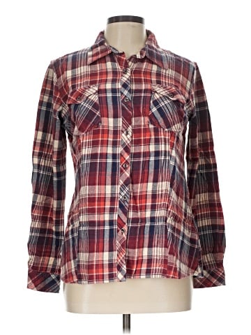 Natural Reflections Long Sleeve Button-Down Shirt (view 1)
