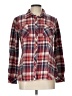 Natural Reflections Plaid Red Long Sleeve Button-Down Shirt Size L - photo 1