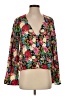 Wildfox 100% Rayon Floral Green 3/4 Sleeve Blouse Size Sm (1 or S) - photo 1