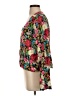 Wildfox 100% Rayon Floral Green 3/4 Sleeve Blouse Size Sm (1 or S) - photo 5
