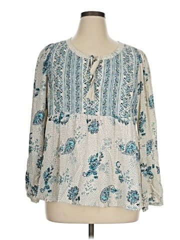 Torrid Long Sleeve Blouse (view 1)