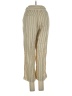 Dylan 100% Cotton Stripes Ivory Casual Pants Size S - photo 2