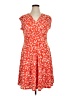 Gilli Orange Casual Dress Size 1X - photo 1