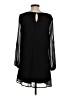 As U Wish 100% Polyester Solid Black Casual Dress Size S - photo 2