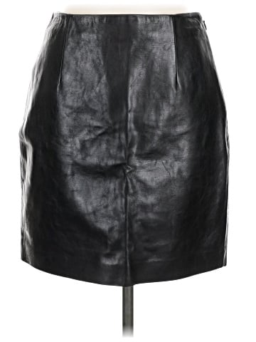 Theory Faux Leather Skirt (view 1)