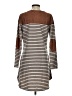 Umgee Stripes Brown Casual Dress Size S - photo 2