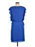 MICHAEL Michael Kors Solid Blue Casual Dress Size M - photo 2