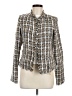 Elie Tahari Tweed Gray Blazer Size M - photo 1