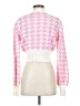 Shein 100% Polyester Pink Cardigan Size XS - photo 2
