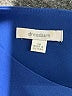 DressBarn Solid Blue Cocktail Dress Size 14 - photo 7