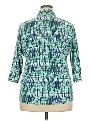 Riders by Lee 3/4 Sleeve Button-Down Shirt (view 2)
