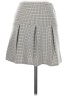 Full Tilt Houndstooth Gray Casual Skirt Size XS - photo 2