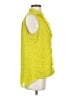 CAbi 100% Polyester Green Sleeveless Blouse Size S - photo 4