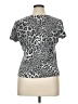 Ruby Rd. Animal Print Gray Short Sleeve T-Shirt Size XL - photo 2