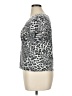 Ruby Rd. Animal Print Gray Short Sleeve T-Shirt Size XL - photo 5
