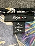 Style&Co Black Gold 3/4 Sleeve Blouse Size L - photo 7