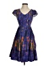 ModCloth Paisley Blue Cocktail Dress Size XS - photo 1