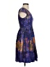 ModCloth Paisley Blue Cocktail Dress Size XS - photo 4