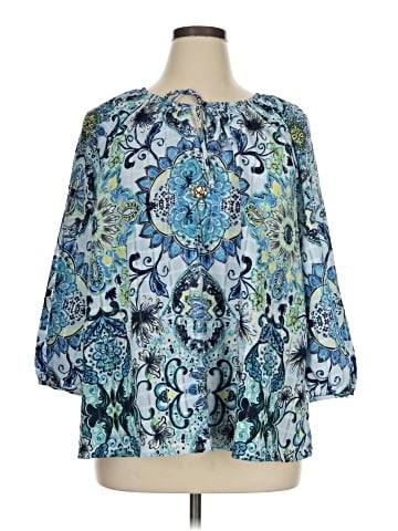 Lane Bryant 3/4 Sleeve Blouse (view 1)