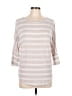 Market and Spruce Silver Pullover Sweater Size M - photo 1