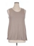 Apt. 9 100% Rayon Gray Sleeveless Blouse Size XL - photo 1