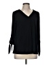 Alfani Black Long Sleeve Blouse Size M - photo 1