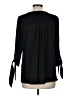 Alfani Black Long Sleeve Blouse Size M - photo 2