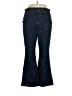 SPANX Chevron-herringbone Blue Jeans Size 1X - photo 1