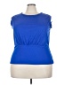 It's Blue Sleeveless Top Size 3X - photo 1