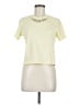 Maje 100% Polyester Yellow Short Sleeve T-Shirt Size Med (2) - photo 1