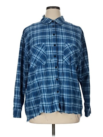 Dizzy Lizzy Long Sleeve Button-Down Shirt (view 1)