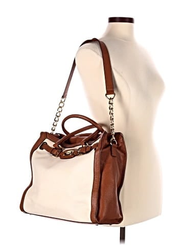 MICHAEL Michael Kors Leather Satchel (view 2)