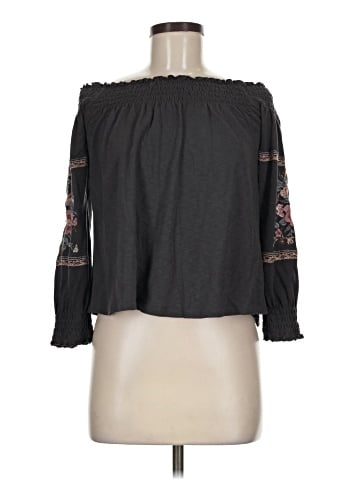 American Eagle Outfitters Long Sleeve Blouse (view 1)