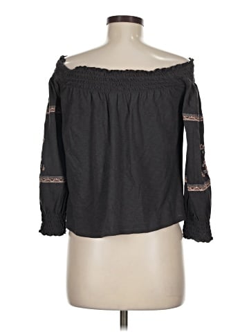 American Eagle Outfitters Long Sleeve Blouse (view 2)