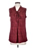 Perseption Concept Red Sleeveless Blouse Size S - photo 1