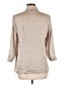 Banana Republic 100% Polyester Gray 3/4 Sleeve Blouse Size 10 - photo 2