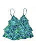 Trimshaper Tweed Green Swimsuit Top Size XL (estimated) - photo 1