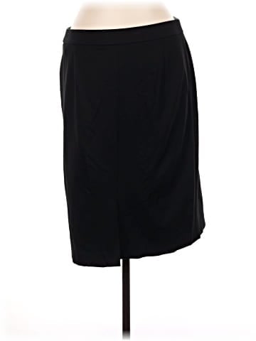 Kasper Faux Leather Skirt (view 2)