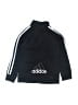 Adidas 100% Polyester Black Zip Up Hoodie Size 5 - photo 2