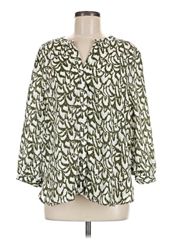 Jachs Girlfriend 3/4 Sleeve Blouse (view 1)